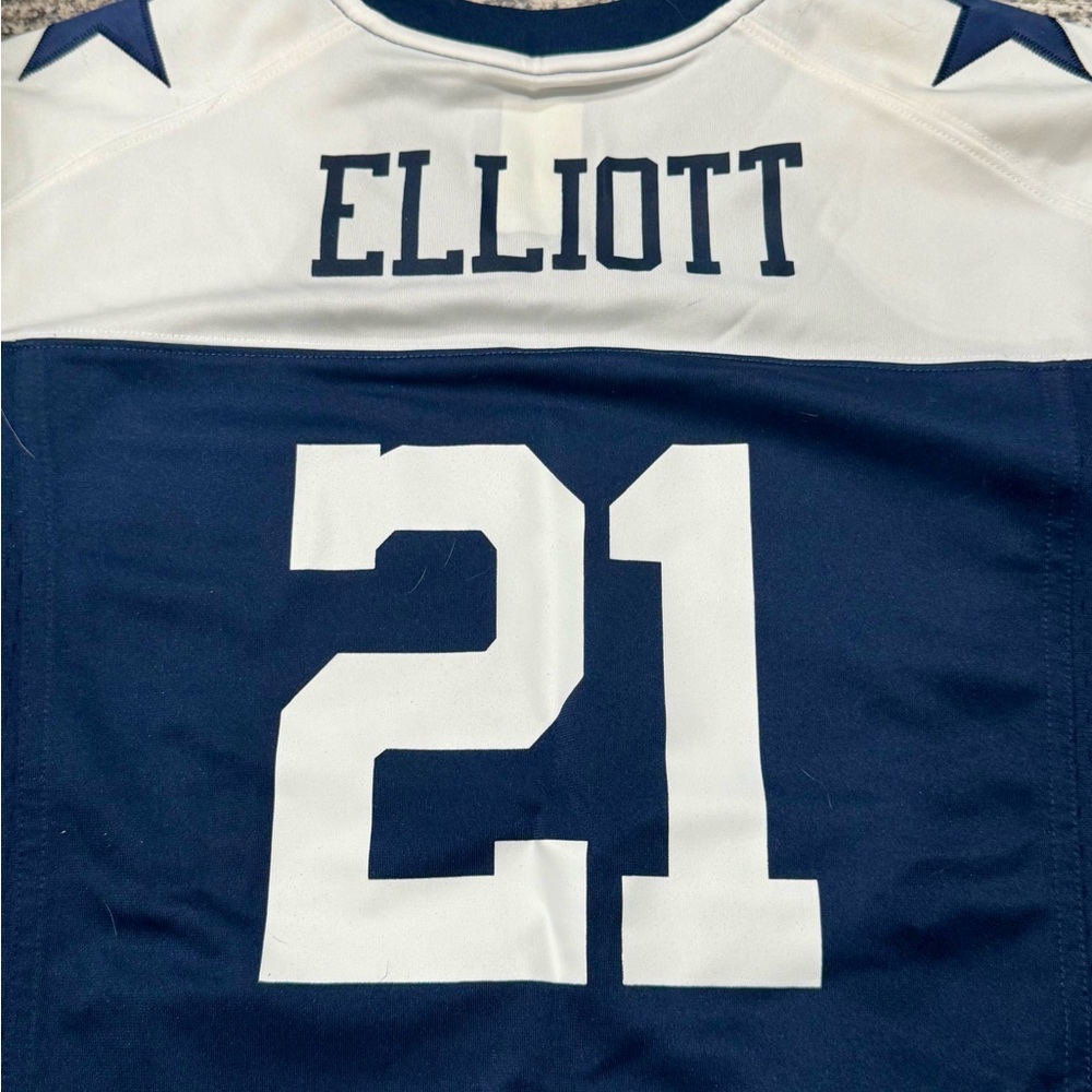 Nike Dallas Cowboys Ezekiel Elliott #21 Youth Large Jersey NFL Official - Picture 8 of 8